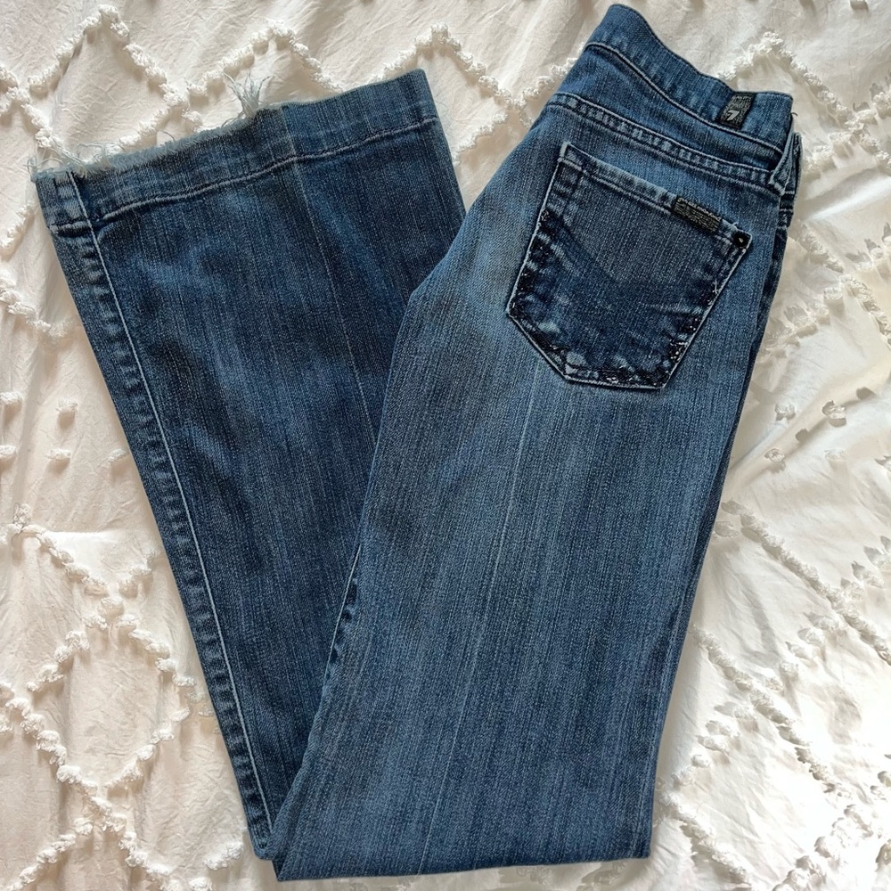 7 For All Mankind Dojo Flare Jeans